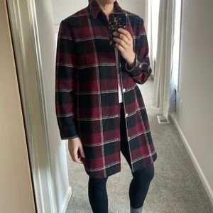 BB Dakota plaid shacket